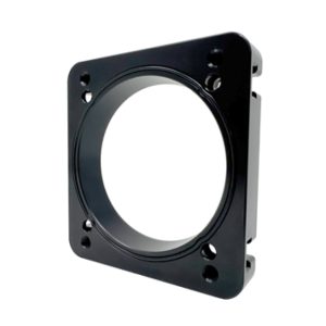 Torque Solution 06-21 Subaru STI EJ Big Bore Manifold Big Bore 76mm Throttle Body Adapter - Black