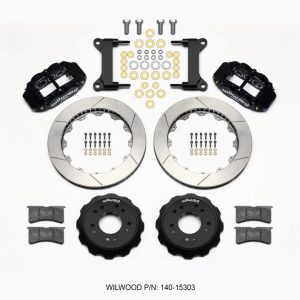 Wilwood Narrow Superlite 6R Front Hat Kit 13.06 63-87 C10 w/ Wilwood Pro Spindles
