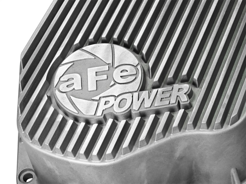 aFe Rear Differential Cover (Raw; Street Series); Dodge Diesel Trucks 94-02 L6-5.9L (td) - Image 5