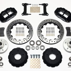 Wilwood Narrow Superlite 6R Front Hub Kit 13.06in Drilled Chevy C-10 60-87 CPP Drop Spindle