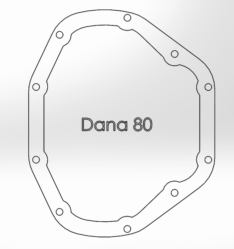 aFe Rear Differential Cover (Raw; Street Series); Dodge Diesel Trucks 94-02 L6-5.9L (td) - Image 6