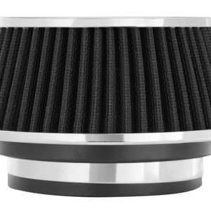 Spectre Adjustable Conical Air Filter 2-1/2in. Tall (Fits 3in. / 3-1/2in. / 4in. Tubes) - Black