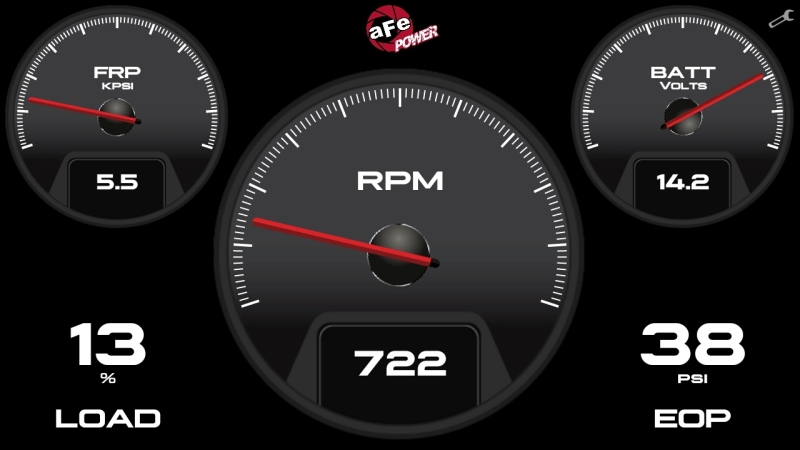 aFe AGD Advanced Gauge Display Digital 5.5in Monitor 08-18 Dodge/RAM/Ford/GM Diesel Trucks - Image 6