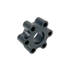 Torque Solution 97-00 Chevrolet Corvette C5 (78mm) w/ 10mm Bolts Billet Driveshaft Flex Disc - Black