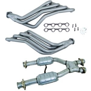 BBK 79-93 Ford Mustang 5.0L 1-3/4 Long Tube Headers w/High Flow Catted X-Pipe (Ti Ceramic)