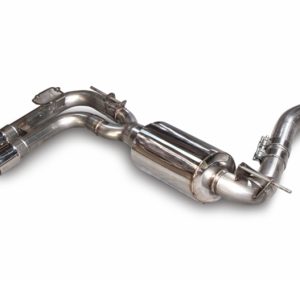 AWE Tuning BMW F3X N20/N26 328i/428i Touring Edition Exhaust Quad Outlet - 80mm Chrome Silver Tips