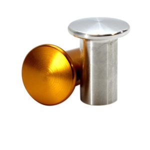 ISR Performance Drift Knob Button - Nissan 240sx - Silver