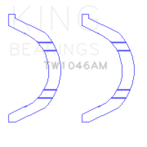 King Engine Bearings BMW N14B16C Thrust Washer Set