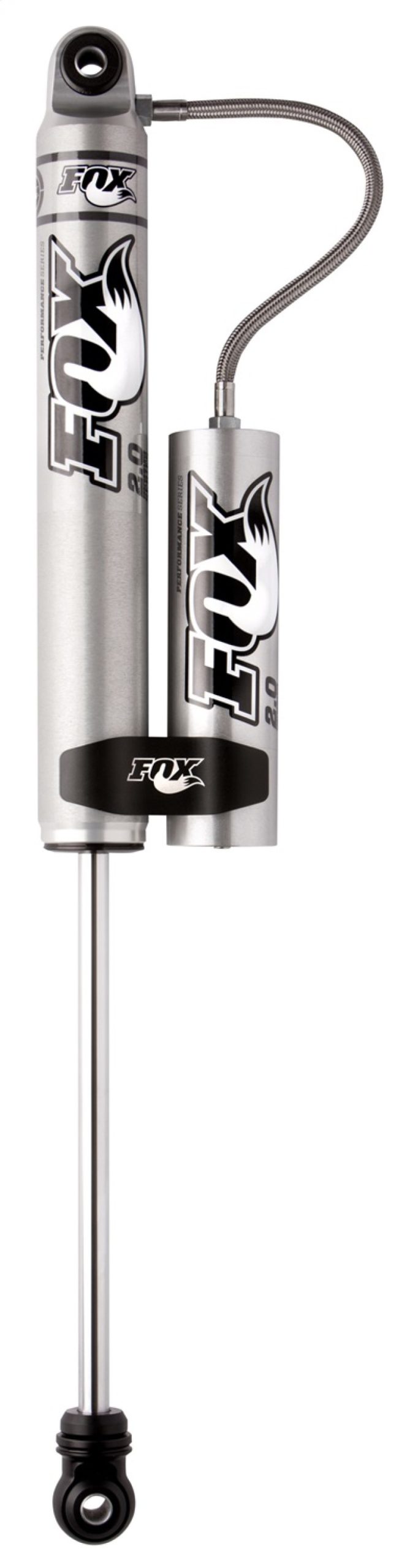 Fox 99+ Chevy HD 2.0 Performance Series 12.1in. Smooth Body Remote Res. Rear Shock / 4-6in. Lift - Image 3