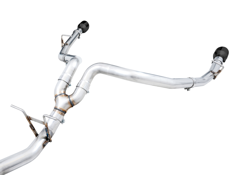 AWE Tuning 19-21 RAM 1500 5.7L (w/Cutouts) 0FG Dual Rear Exit Cat-Back Exhaust - Diamond Black Tips - Image 7
