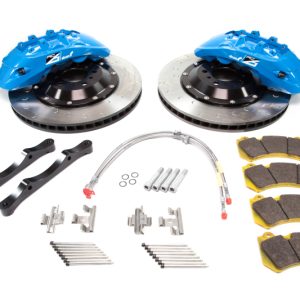 Alcon 2009+ Nissan GT-R R35 412x36mm Rotor 6 Piston Caliper RC6 Front Axle Kit - Sky Blue