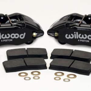 Wilwood DPHA Front Caliper & Pad Kit Black Honda / Acura w/ 262mm OE Rotor