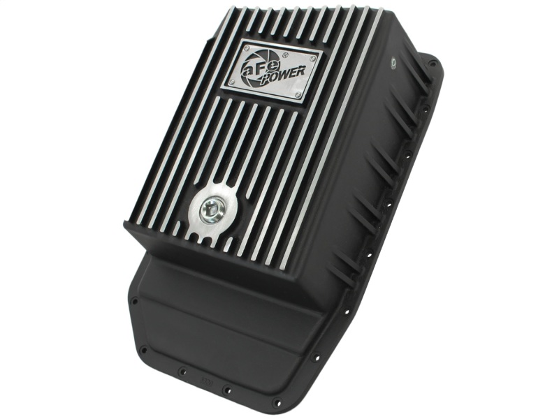 aFe Power Transmission Pan Black Machined 09-14 Ford 6R80 F-150 Trucks - Image 2
