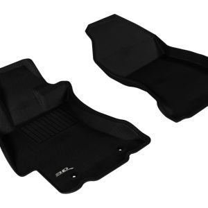 3D MAXpider 2012-2019 Subaru Impreza/XV Crosstrek/WRX/Sti Kagu 1st Row Floormat - Black