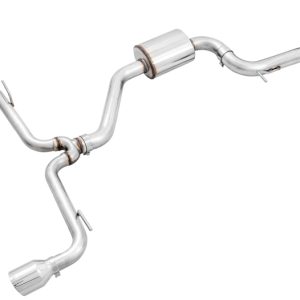 AWE Tuning Volkswagen GTI MK7.5 2.0T Track Edition Exhaust w/Chrome Silver Tips 102mm