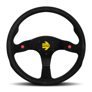 Momo MOD80 Steering Wheel 350 mm -  Black Suede/Black Spokes