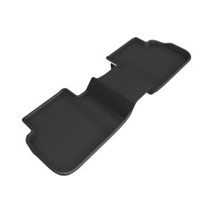 3D MAXpider 2022 Honda Civic Kagu Second Row Floormat - Black (No Rear USB Port)