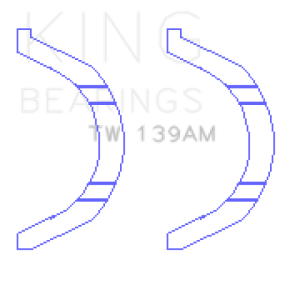 King Engine Bearings Nissan SR18/SR20 Thrust Washer Set