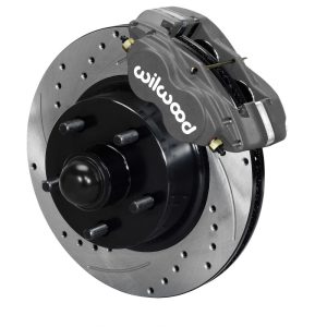 Wilwood Forged Dynalite-M Front Kit 11.30in 1 PC Rotor&Hub-Drill 60-68 Ford / Mercury Full Size