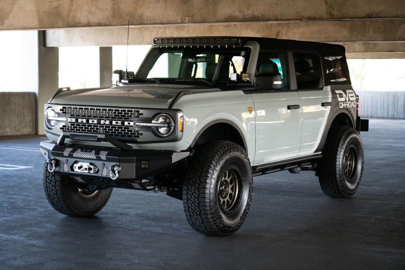 DV8 Offroad Bull Bar Add-On For DV8 Ford Bronco Bumpers - Fits 13in Elite Series Light Bar - Image 7