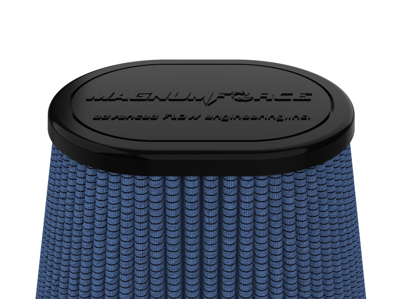 aFe MagnumFORCE Intake Replace Air Filter w/Pro5R Med 4in F x 7.75x6.5in B x 4.75x3.5in T x 7in H - Image 4