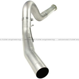 aFe MACHForce XP 5in DPF-Back Stainless Steel Exh Sys, No tip, Ford Diesel Trucks 11-14 V8-6.7L