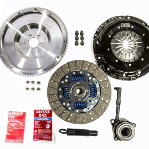 DKM Clutch 2.0 VW/Audi A3 FSI 6 Bolt Sprung Organic MB Clutch w/Steel Flywheel (440 ft/lbs Torque)