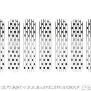 DV8 Offroad 2007-2018 Jeep JK Polished Grille Inserts