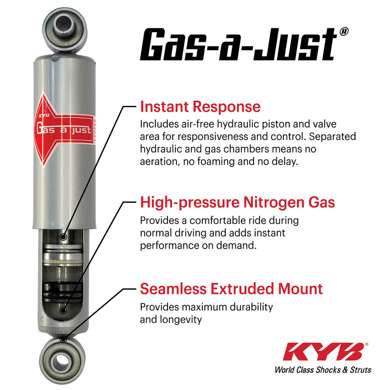 KYB Shocks & Struts Gas-A-Just Front Right Lexus IS250 06-12 / Lexus IS350 06-12 - Image 5