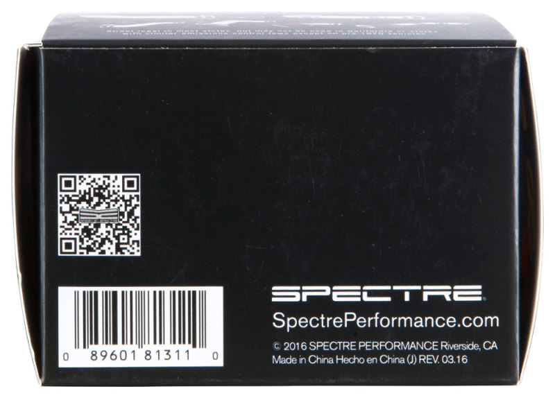 Spectre Universal Pre-Filter Wrap 6in. x 6.125in. - Black - Image 10