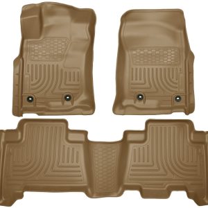 Husky Liners 2013 Toyota 4Runner WeatherBeater Tan Front & 2nd Seat Floor Liners