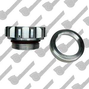 1.0"| 25mm Vented Billet Aluminum Screw Cap with Weld on Bung Coolant Fuel Oil Tank