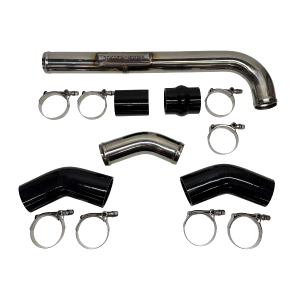 SBP Upper and Lower Stainless Steel Coolant Water Pipe Kit for 2010-2018 6.7L Dodge Ram Cummins