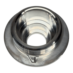 Ford Style Expansion Tank Aluminum Weld Flange | with Integrated Cap Indexing Tab