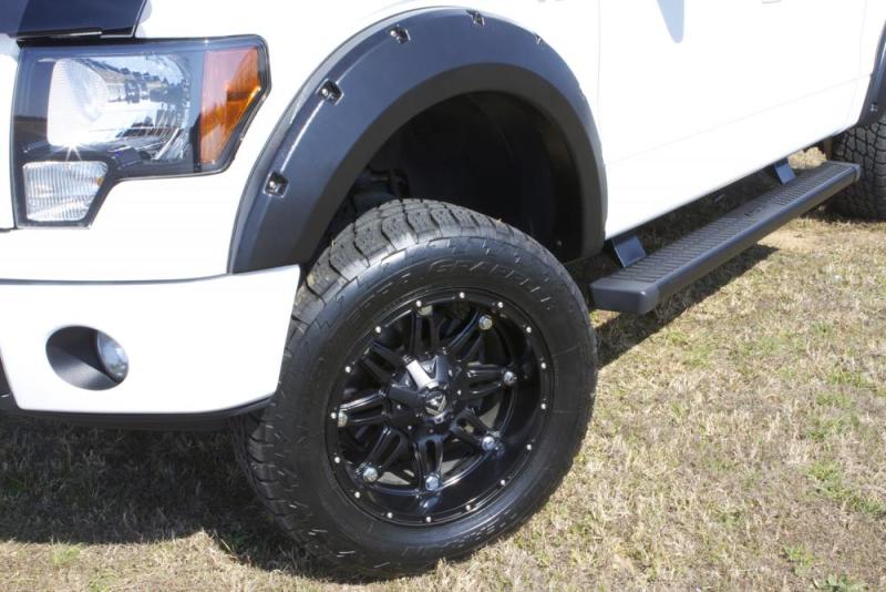 Lund 99-07 Chevy Silverado 1500 RX-Rivet Style Textured Elite Series Fender Flares - Black (4 Pc.) - Image 8