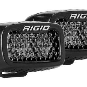 Rigid Industries SR-M Series PRO Midnight Edition - Spot - Diffused - Pair