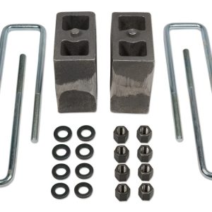 Tuff Country 94-02 Ram 3500 4wd (w/o Fctry Contact Overloads) 5.5in Rr Block & U-Bolt Kt Non-Tapered