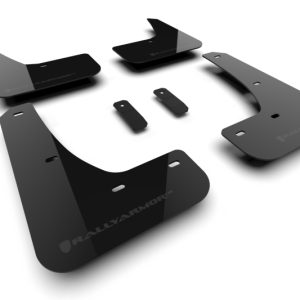 Rally Armor 24-25 Tesla Model 3 Highland Black UR Mud Flap Dark Grey Logo