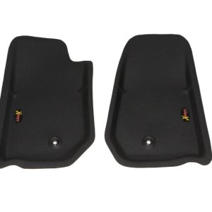Lund 07-10 Jeep Wrangler Catch-All Xtreme Front Floor Liner - Black (2 Pc.)