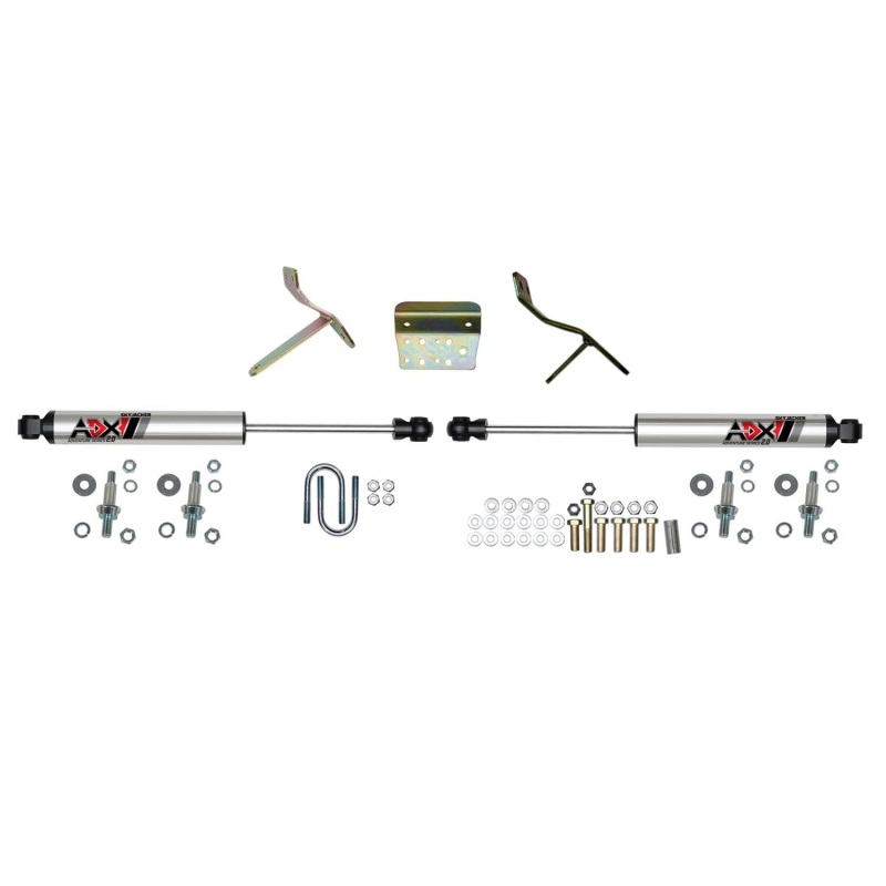 Skyjacker 09-13 Ram 2500/09-12 3500 ADX 2.0 Dual Stabilizer Kit w/ CNC Machined Polished Alum.