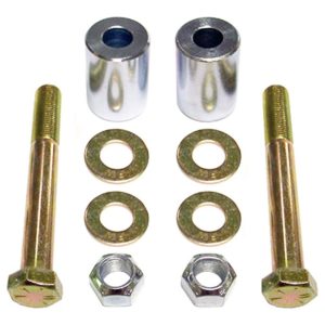 RockJock JK Shock Mount Relocation Kit Rear Lower w/ Hardware Pair