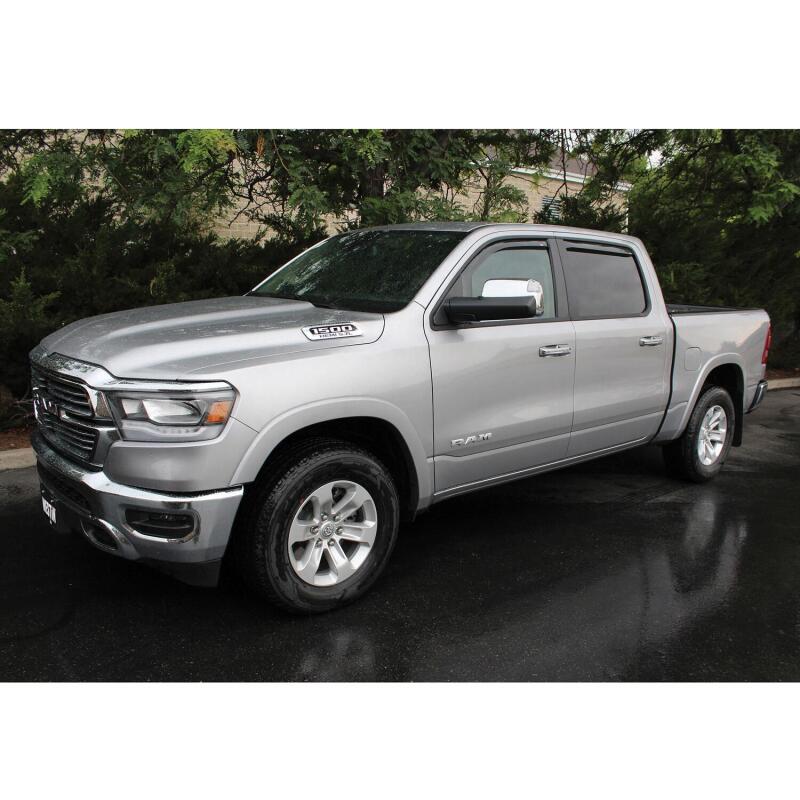 Westin 19-22 Ram 1500 Crew Cab(Excl. 19-22 Ram 1500 Classic) In Channel Wind Deflector 4pc - Smoke - Image 6