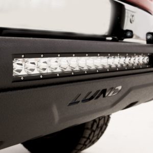 Lund 16-17 Nissan Titan XD Bull Bar w/Light & Wiring - Black