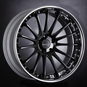 SSR Executor CV04 19x10.5 5x114.3 38 Offset Gunmetal w/ Anodized Black Inner Barrel