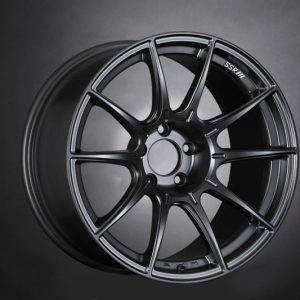 SSR GTX01 17x7 4x100 42mm Offset Flat Black Wheel