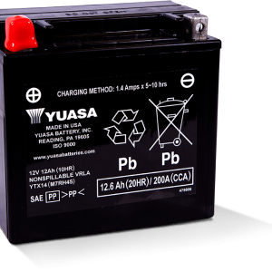 Yuasa YTX14 Maintenance Free AGM 12-Volt Battery