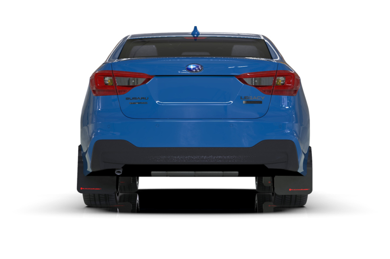 Rally Armor 20-25 Subaru Legacy Black UR Mud Flap w/White Logo - Image 2