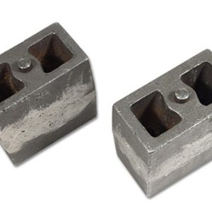 Tuff Country 5.5in Cast Iron Lift Blocks (3in Wide/ Tapered) Pair