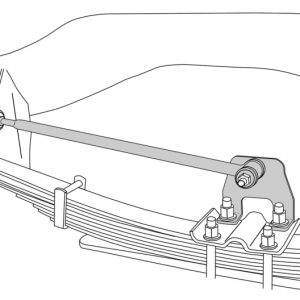 Tuff Country 03-13 Dodge Ram 2500 4wd Traction Bars Pair