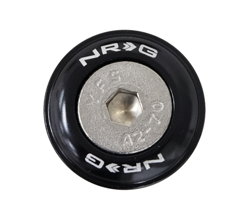 NRG Fender Washer Kit w/Rivets For Plastic (Black) - Set of 10 - Image 2